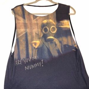 Black milk empty child muscle tee size M PC